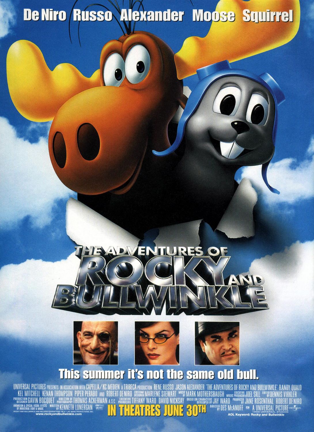 The Adventures of Rocky and Bullwinkle (2000) Poster