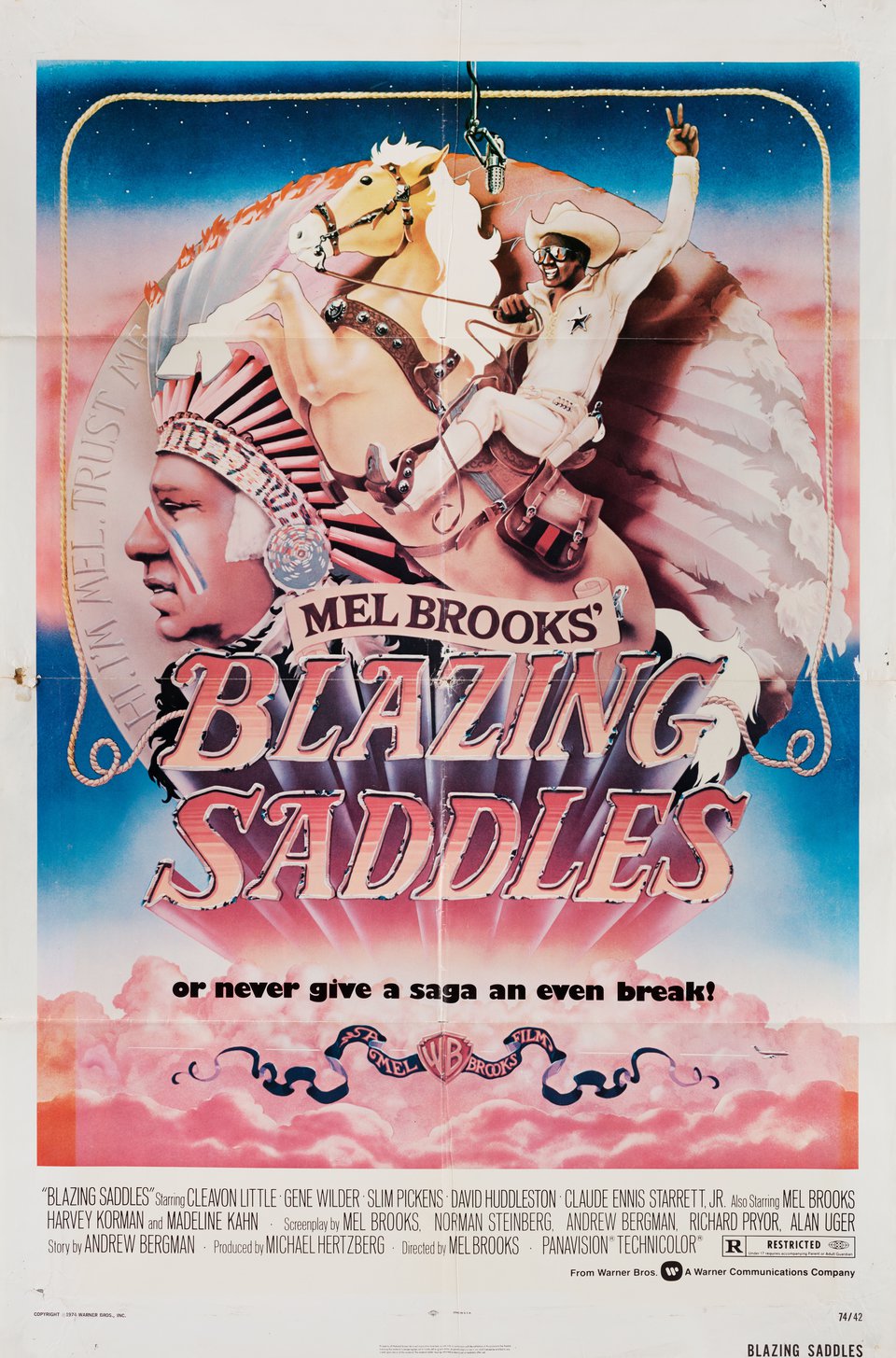 Blazing Saddles (1974) Poster