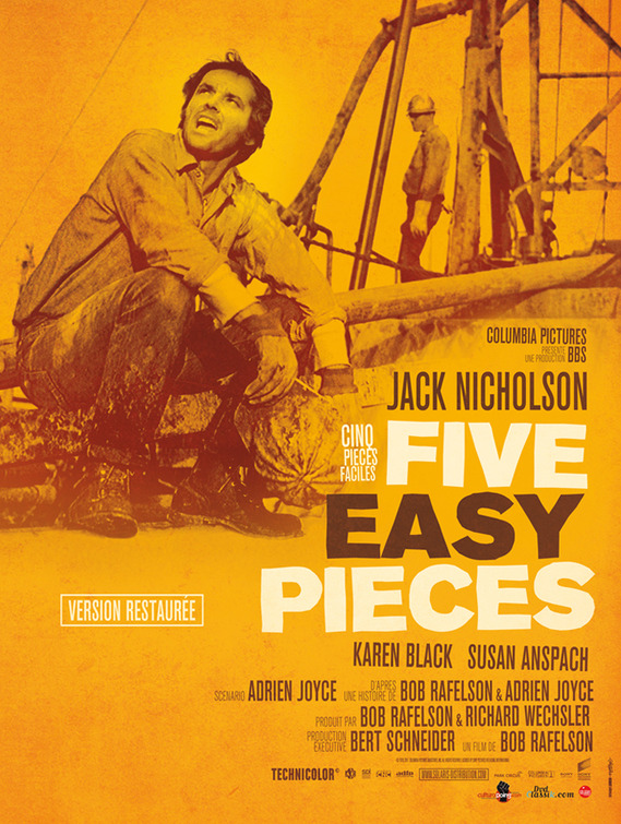 Five Easy Pieces (1970) Poster