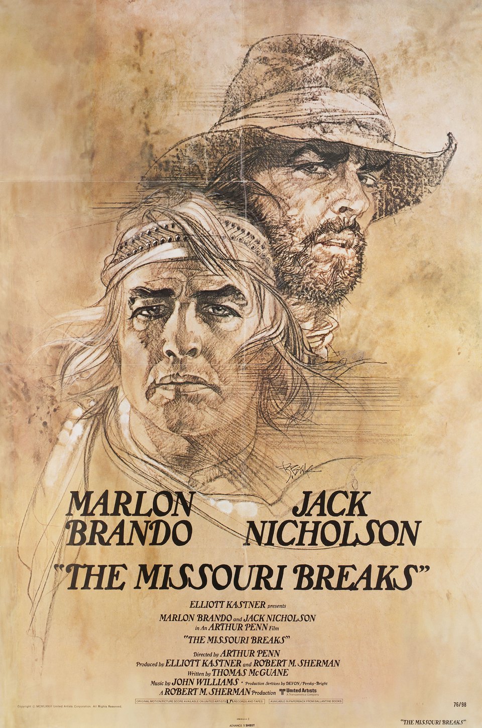 The Missouri Breaks (1976) Poster