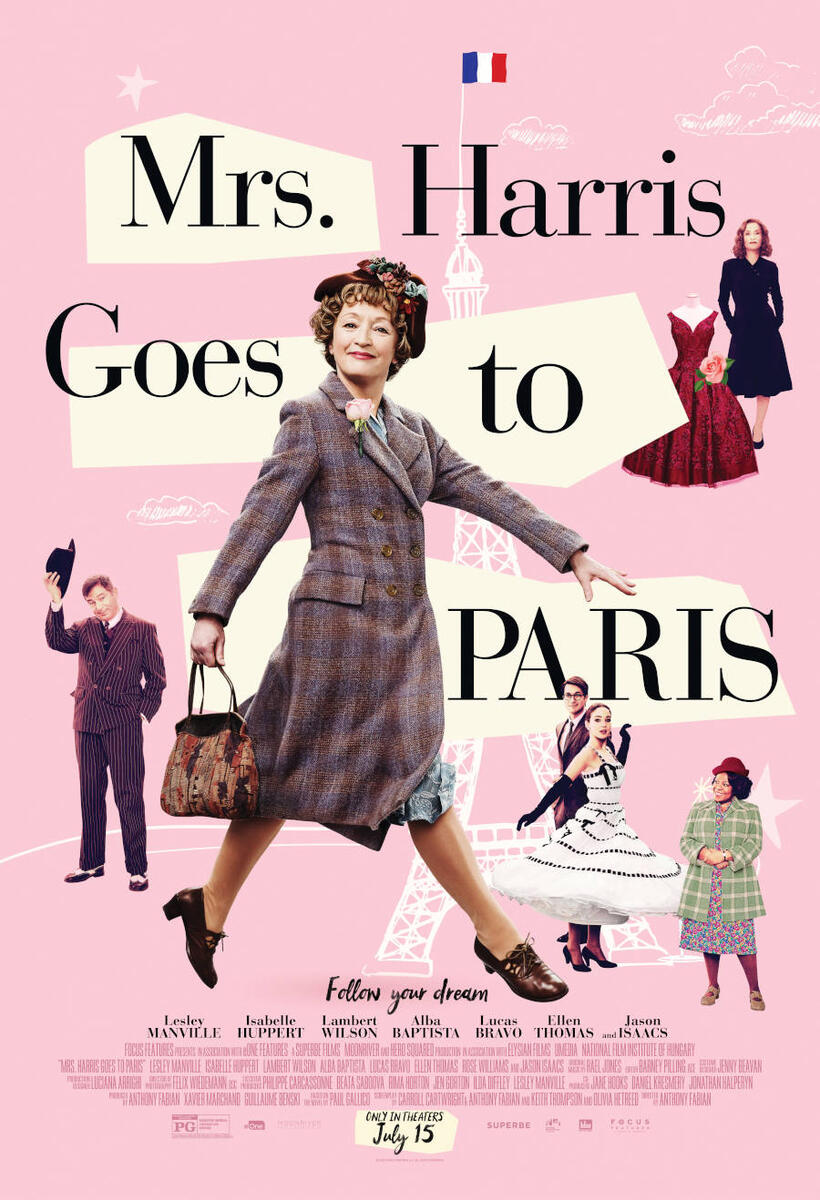 Mrs. Harris Goes to Paris (2022) Poster