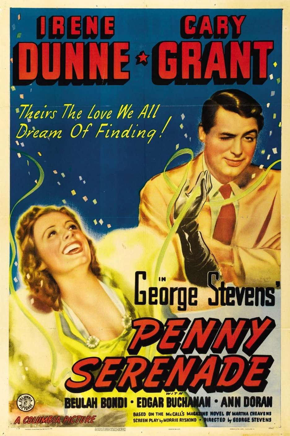 Penny Serenade (1941) Poster