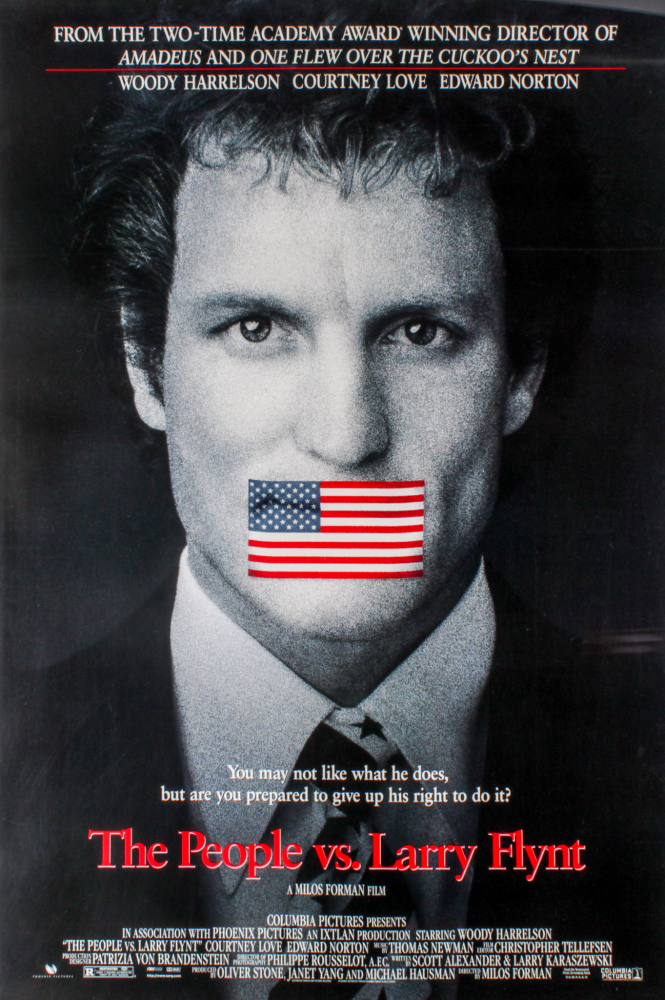 The People vs. Larry Flynt (1996) Poster