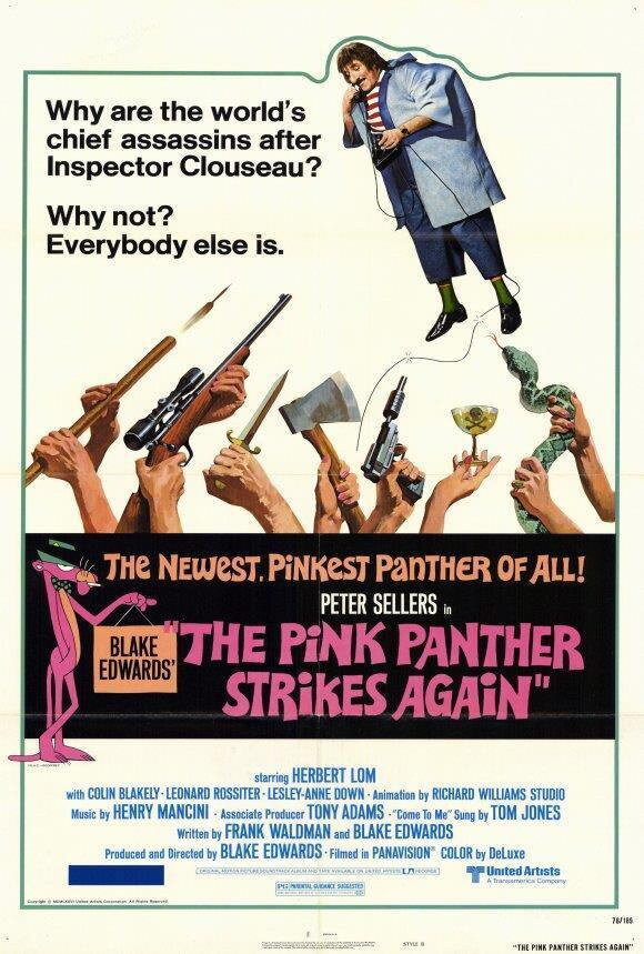 The Pink Panther Strikes Again (1976) Poster