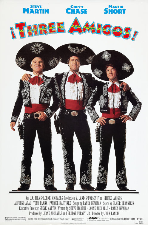 Three Amigos (1986) Poster